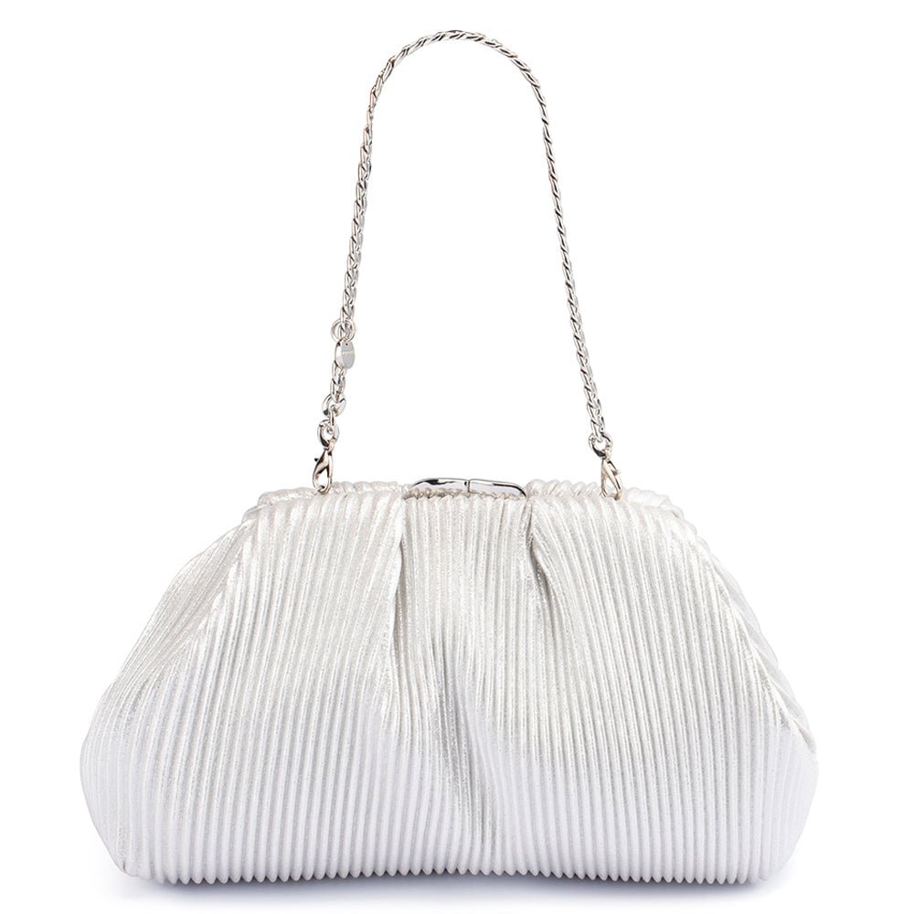 NAOMI Pleated Clutch - Olga Berg