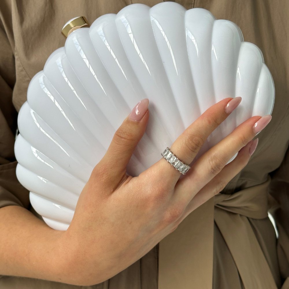 Pearl Purse YYW Acrylic Evening Clutch Purses For Women Shell