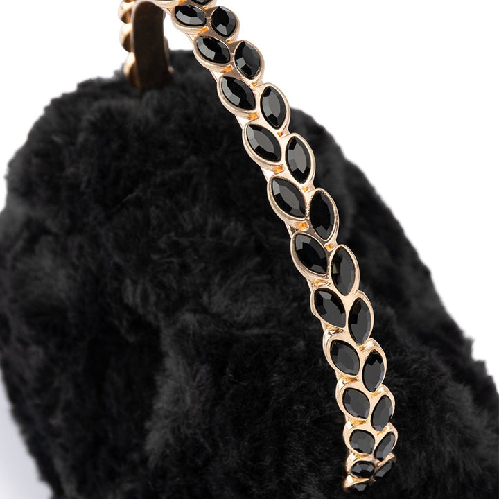 PHILLIPA Fur Top Handle - Olga Berg