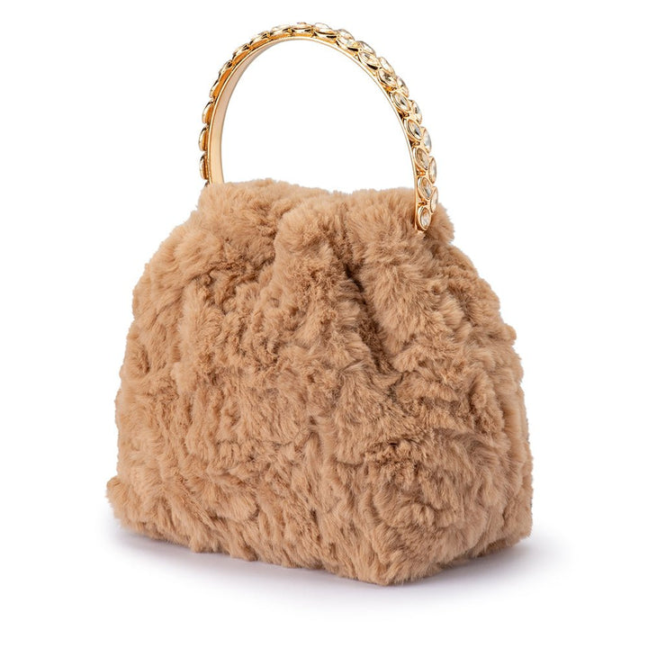 PHILLIPA Fur Top Handle - Olga Berg