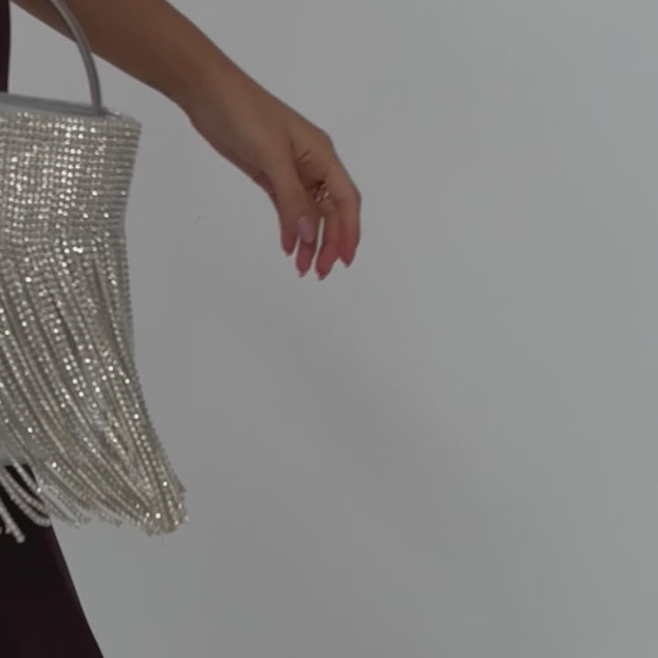 ADINA Crystal Fringe Bag