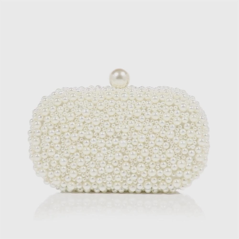 VALENTINA Pearl Clutch