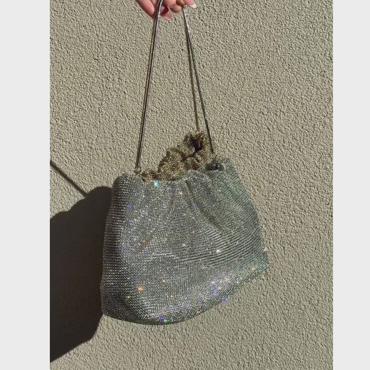 JESSIE Crystal Mesh Pouch