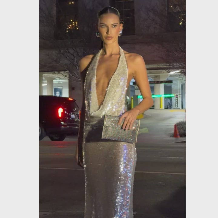 CARA Crystal Envelope Clutch