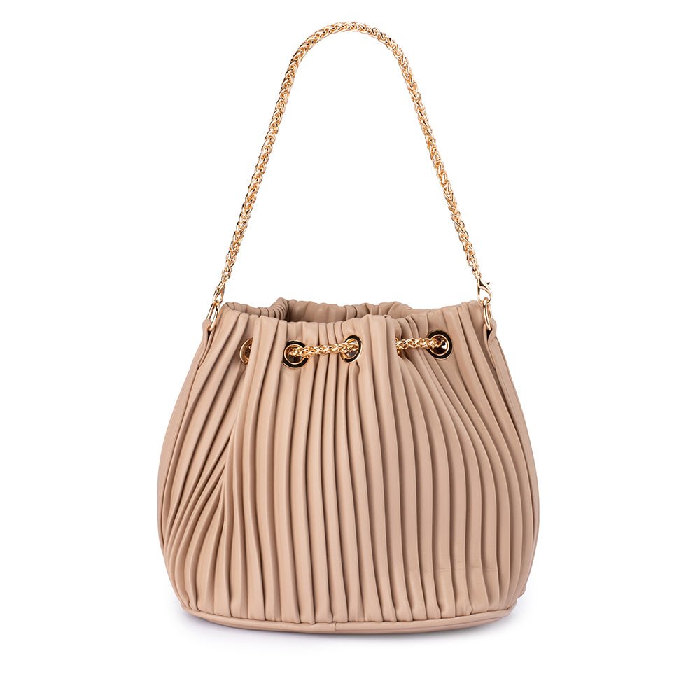 REMI Pleated Drawstring Bag - Olga Berg