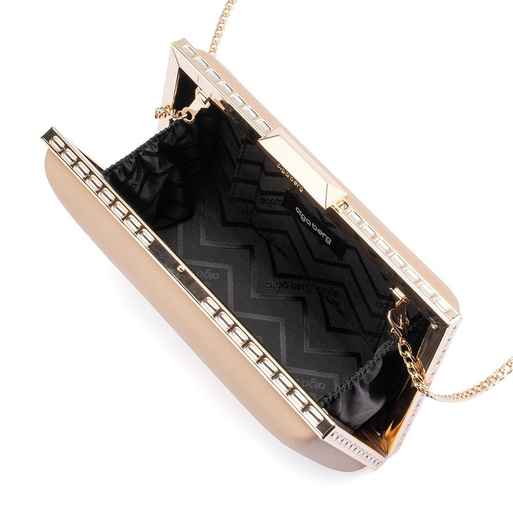 SAMMI Crystal Frame Clutch - Olga Berg