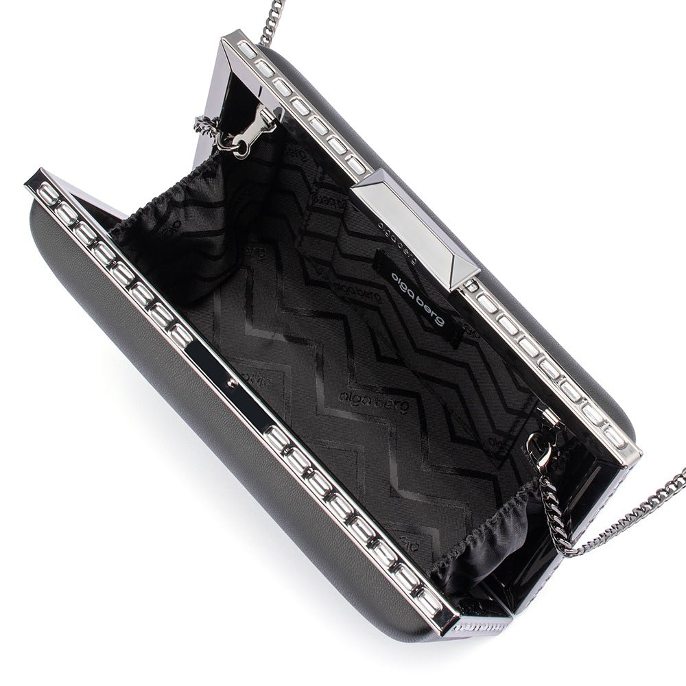 SAMMI Crystal Frame Clutch - Olga Berg
