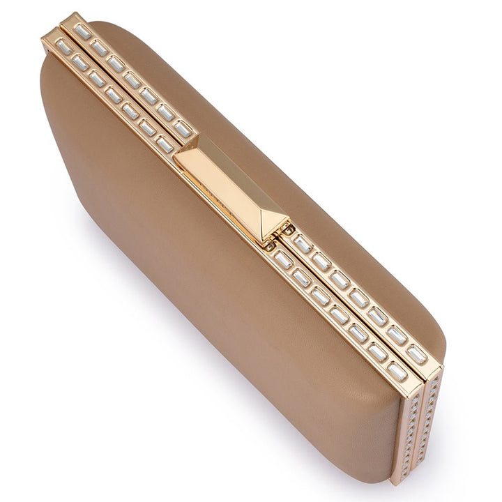 SAMMI Crystal Frame Clutch - Olga Berg