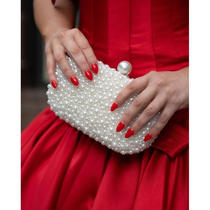 VALENTINA Pearl Clutch - Olga Berg