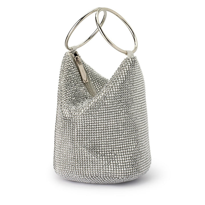 ELLIE Crystal Mesh Handle Bag - Olga Berg