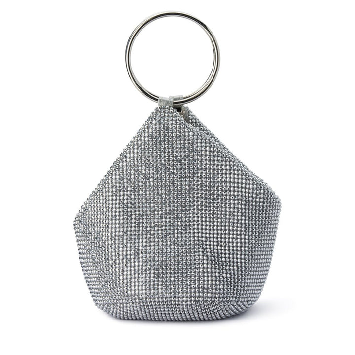 ELLIE Crystal Mesh Handle Bag - Olga Berg