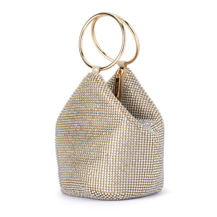 ELLIE Crystal Mesh Handle Bag - Olga Berg