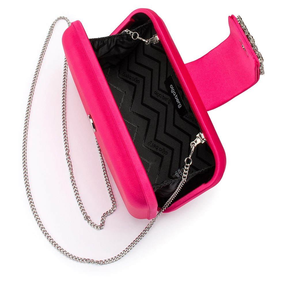 EMMY Crystal Trim Clutch - Olga Berg