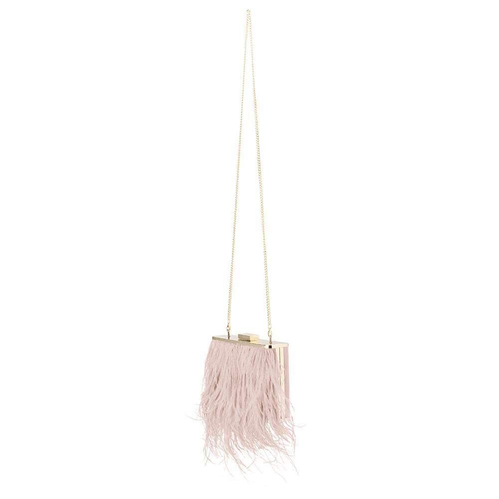 ESTELLE Feather Clutch - Olga Berg