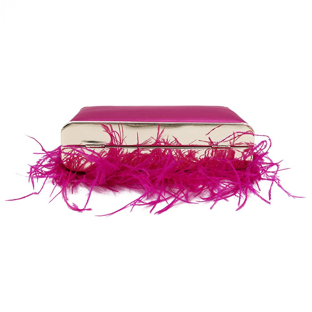 ESTELLE Feather Clutch - Olga Berg