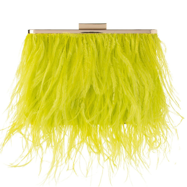 ESTELLE Feather Clutch - Olga Berg