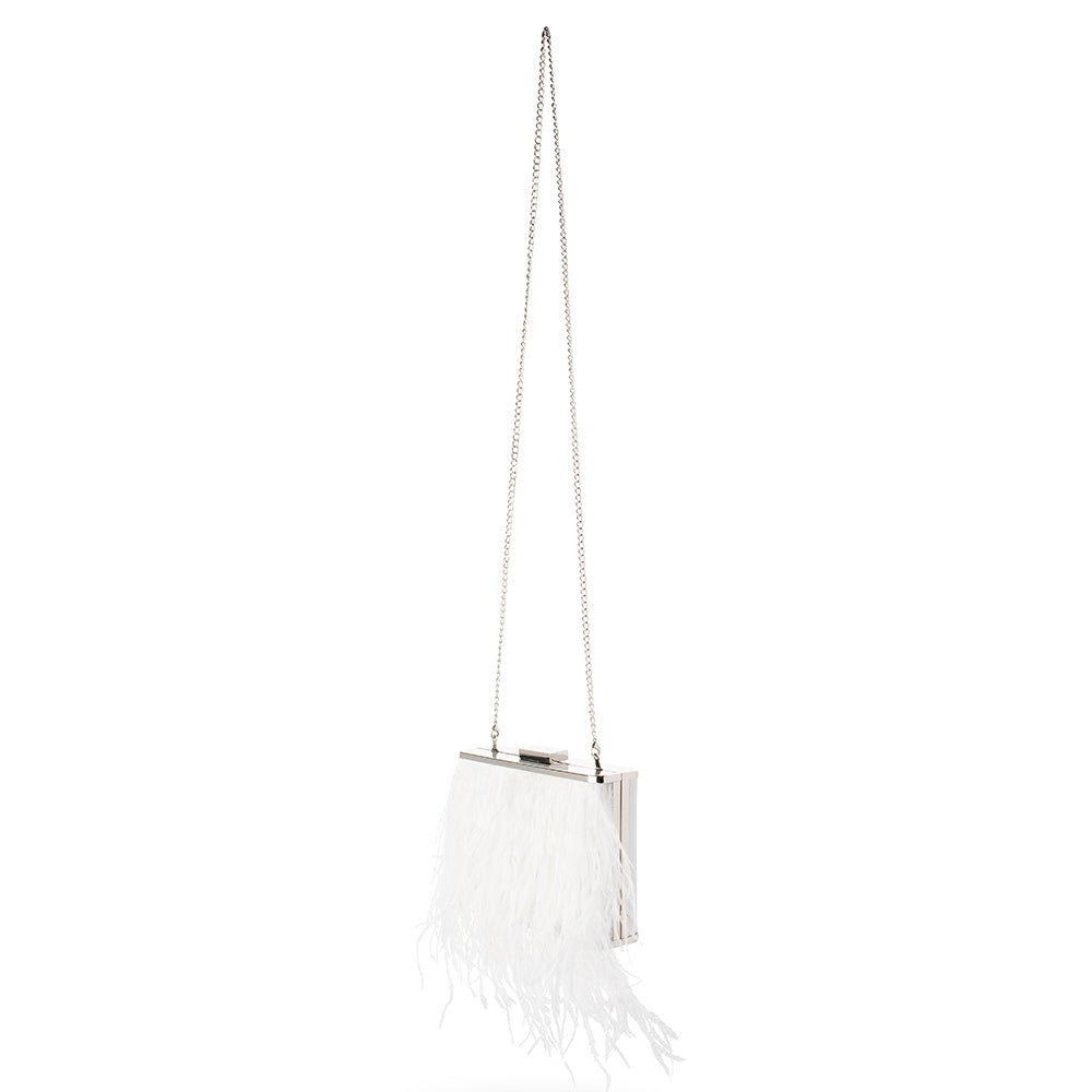 ESTELLE Feather Clutch - Olga Berg