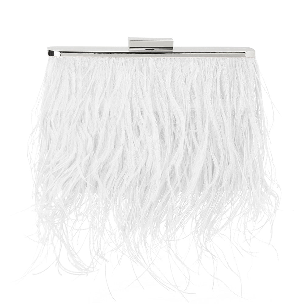 ESTELLE Feather Clutch - Olga Berg