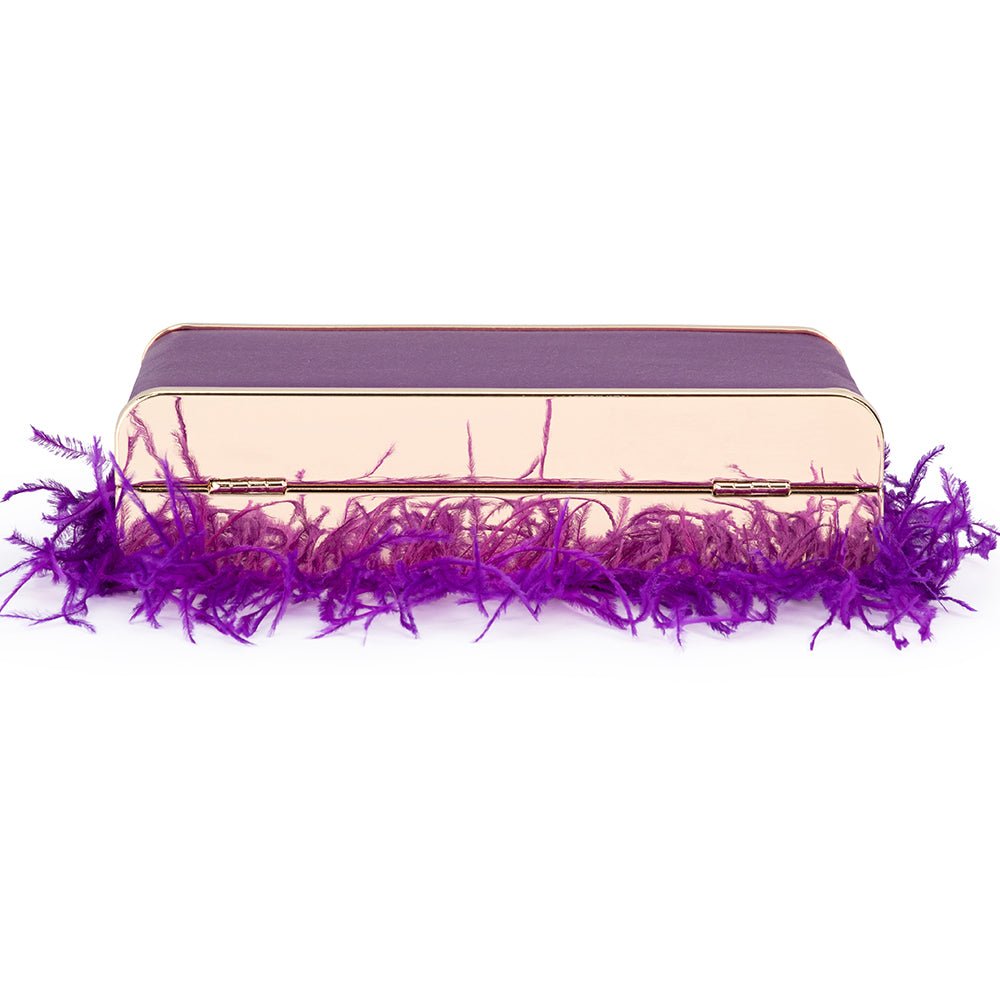 ESTELLE Feather Clutch - Olga Berg