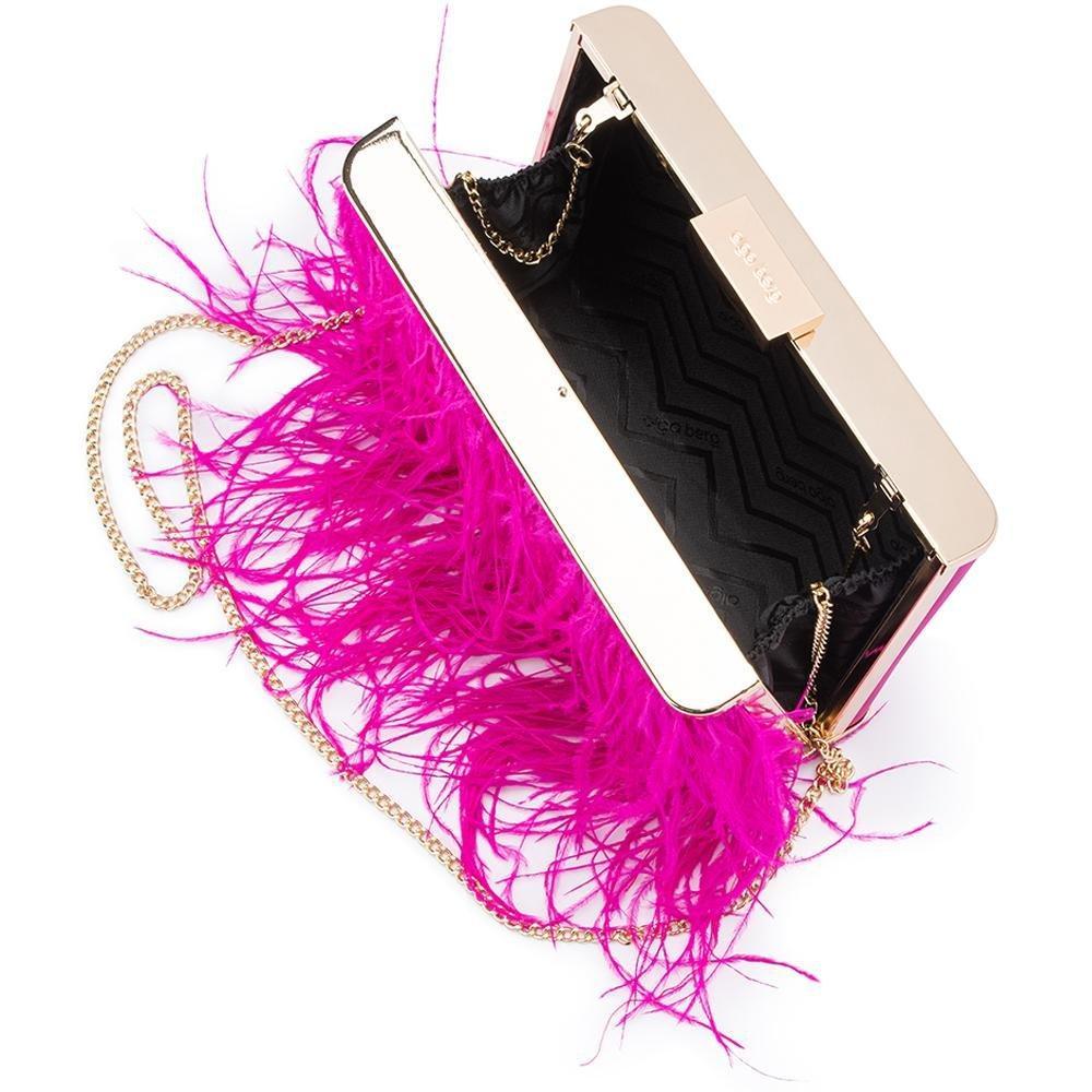 ESTELLE Feather Clutch - Olga Berg