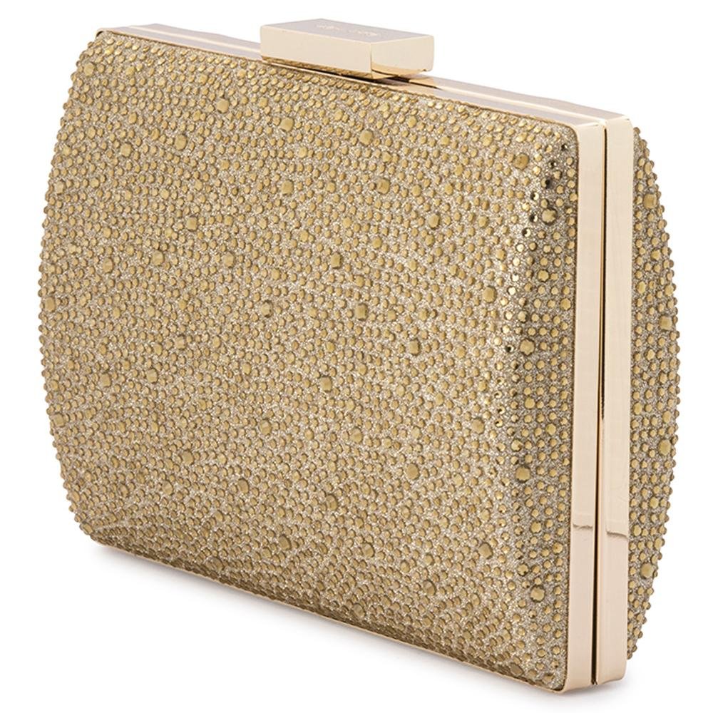 GABBY Metallic Hot Fix Clutch - Olga Berg