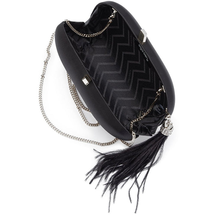 JENNA Feather Tassel Clutch - Olga Berg