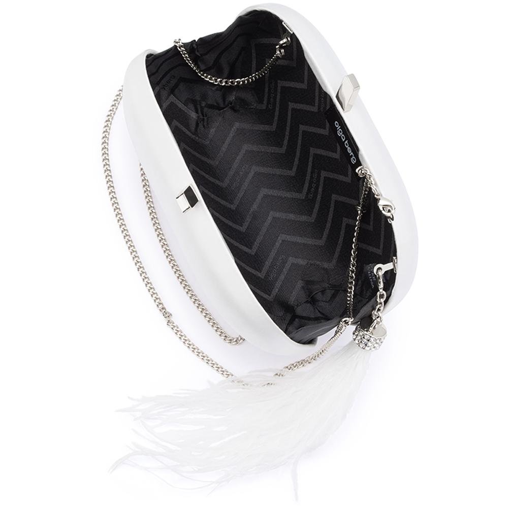 JENNA Feather Tassel Clutch - Olga Berg