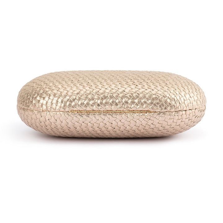 LUCIA Woven Oval Clutch - Olga Berg