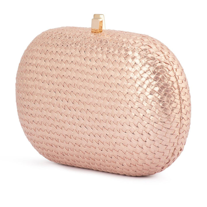 LUCIA Woven Oval Clutch - Olga Berg