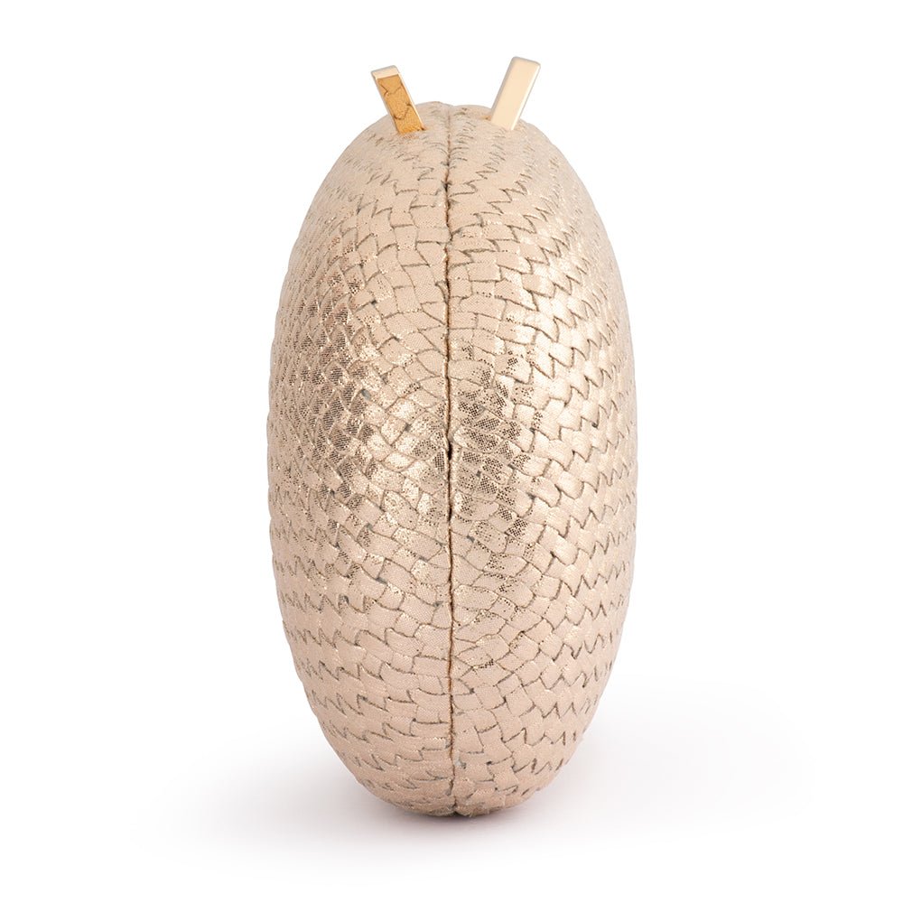 LUCIA Woven Oval Clutch - Olga Berg
