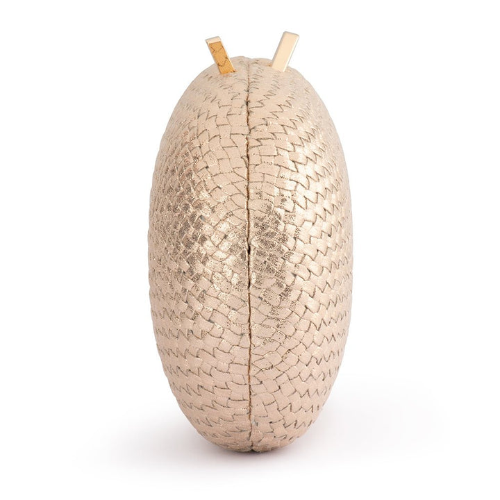 LUCIA Woven Oval Clutch - Olga Berg
