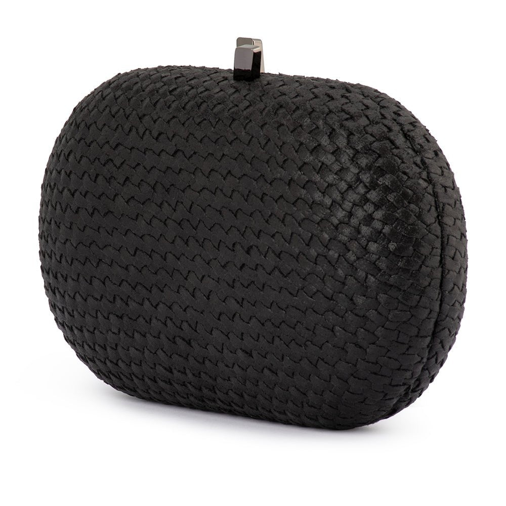 LUCIA Woven Oval Clutch - Olga Berg