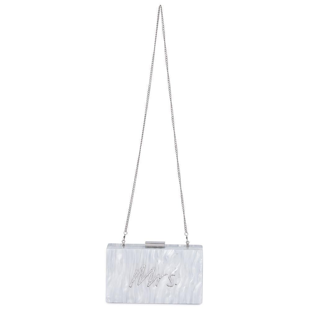 MRS Glitter Acrylic Box Clutch - Olga Berg