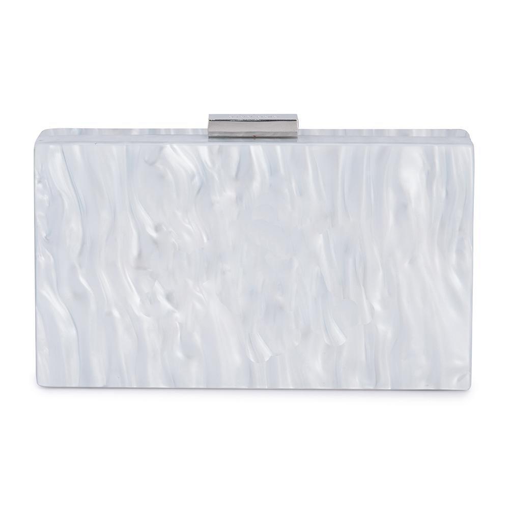 MRS Glitter Acrylic Box Clutch - Olga Berg