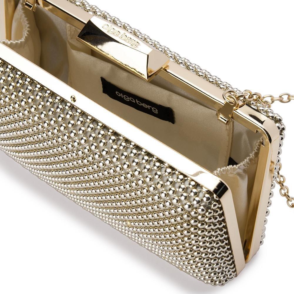 NATASHA Ball Mesh Clutch - Olga Berg