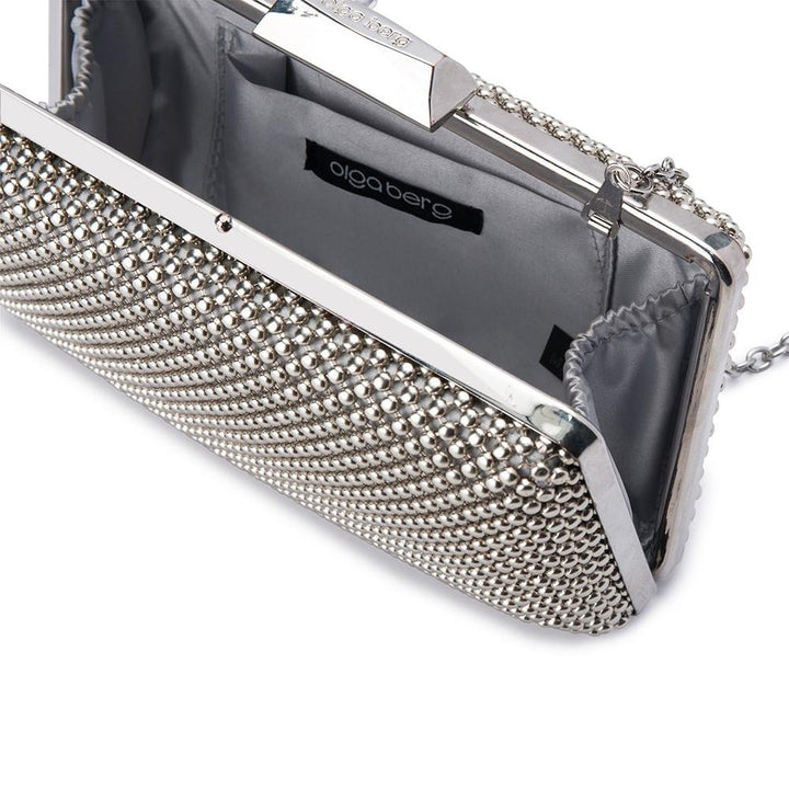 NATASHA Ball Mesh Clutch - Olga Berg