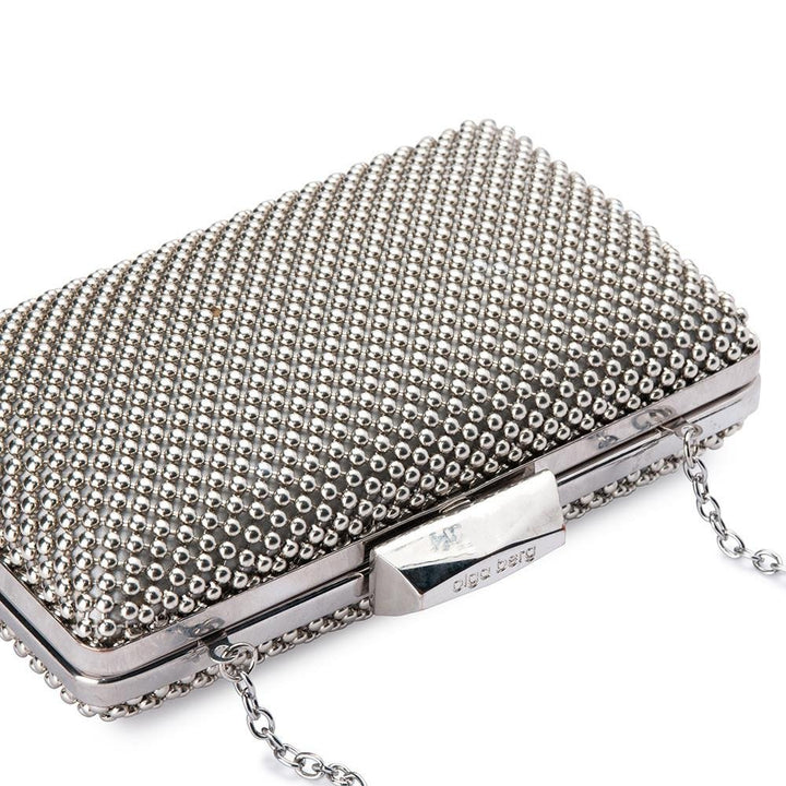 NATASHA Ball Mesh Clutch - Olga Berg