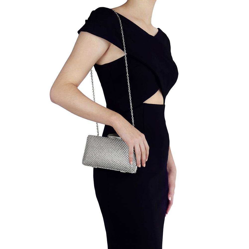 NATASHA Ball Mesh Clutch - Olga Berg