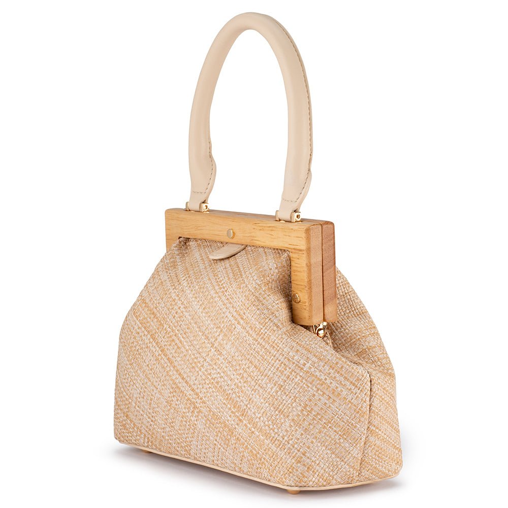 PIPER Straw Handle Bag - Olga Berg