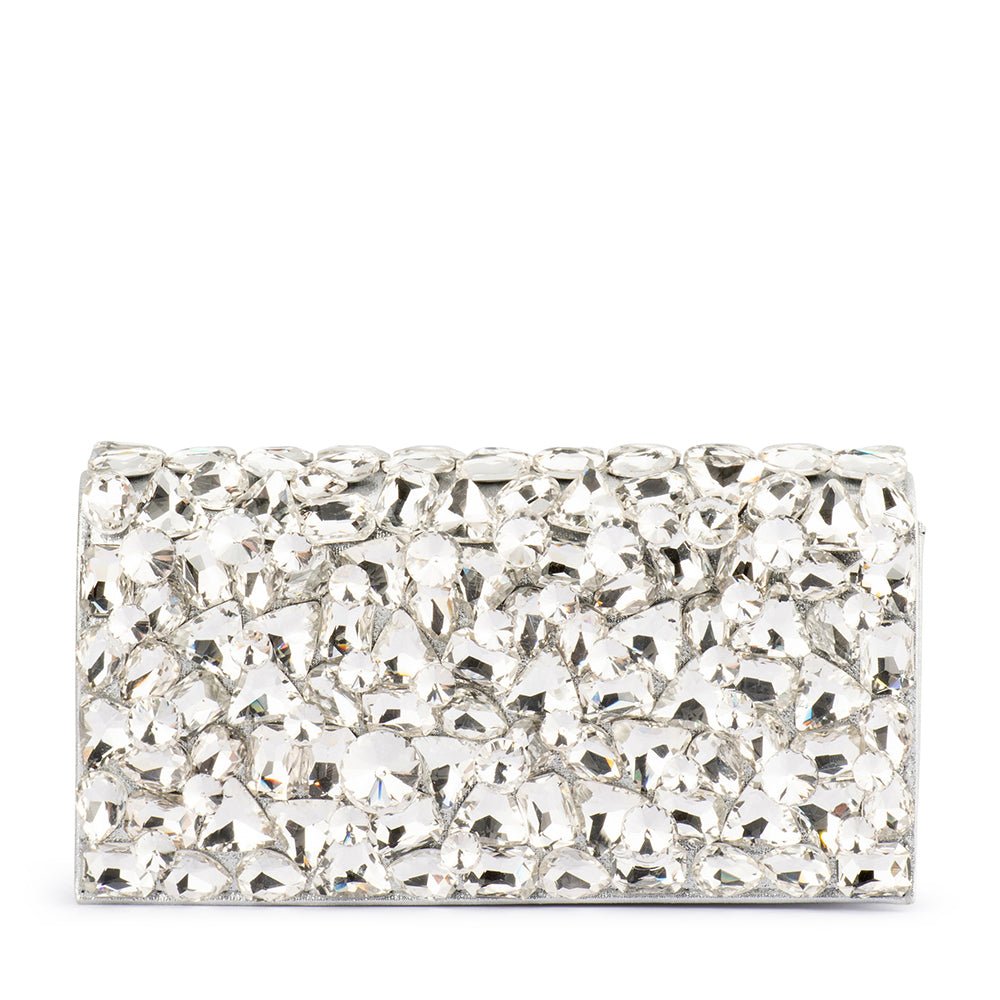 RENATA Crystal Encrusted Clutch - Olga Berg