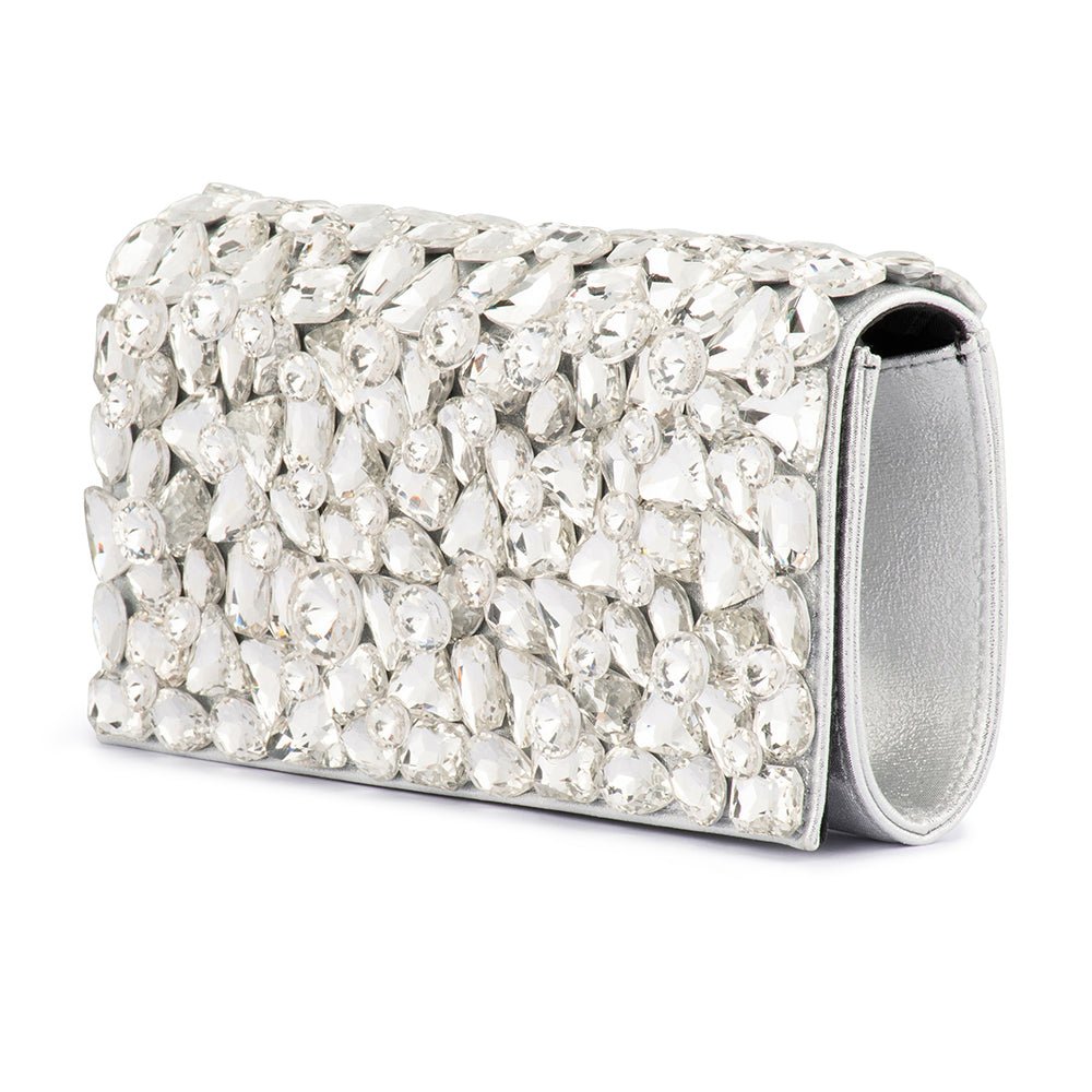 RENATA Crystal Encrusted Clutch - Olga Berg