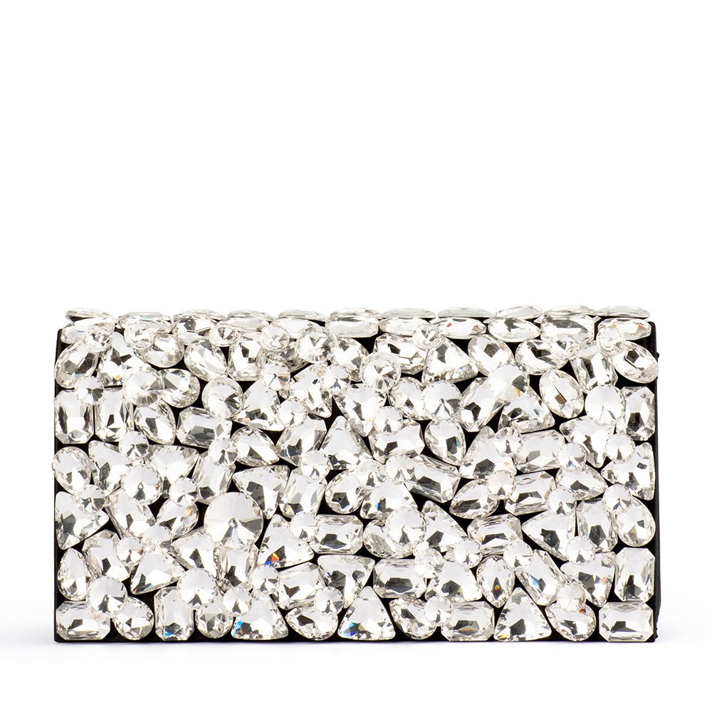 RENATA Crystal Encrusted Clutch - Olga Berg