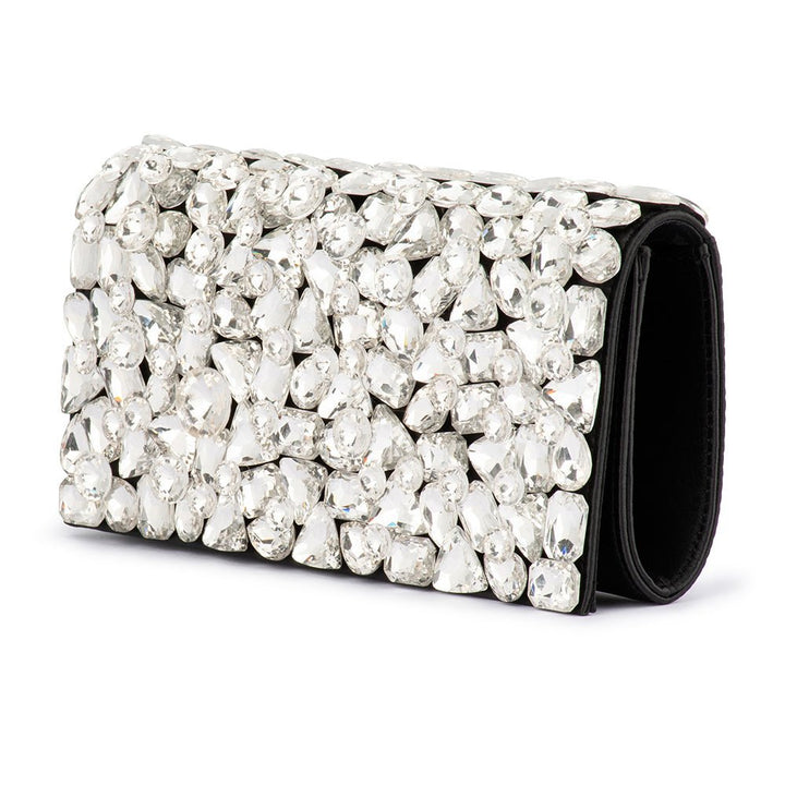 RENATA Crystal Encrusted Clutch - Olga Berg