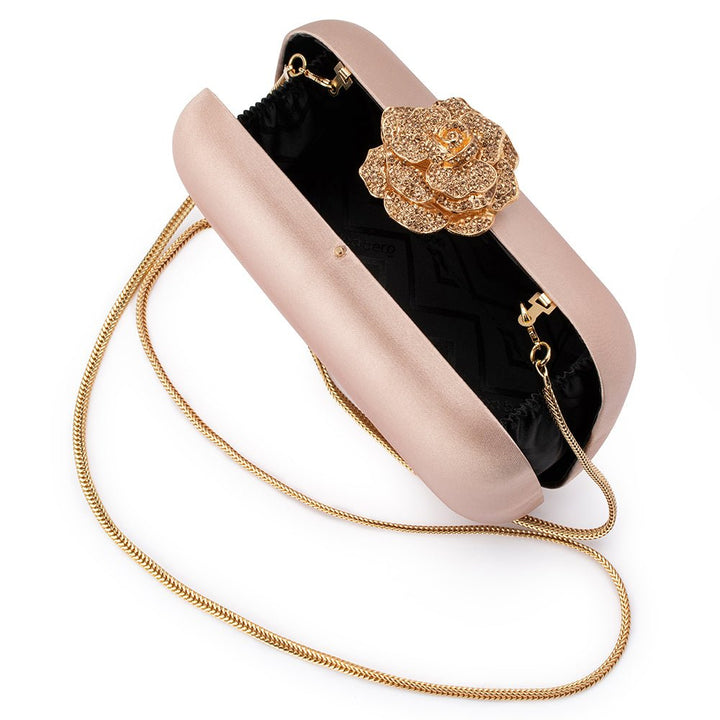 ROSA Crystal Lock Clutch - Olga Berg