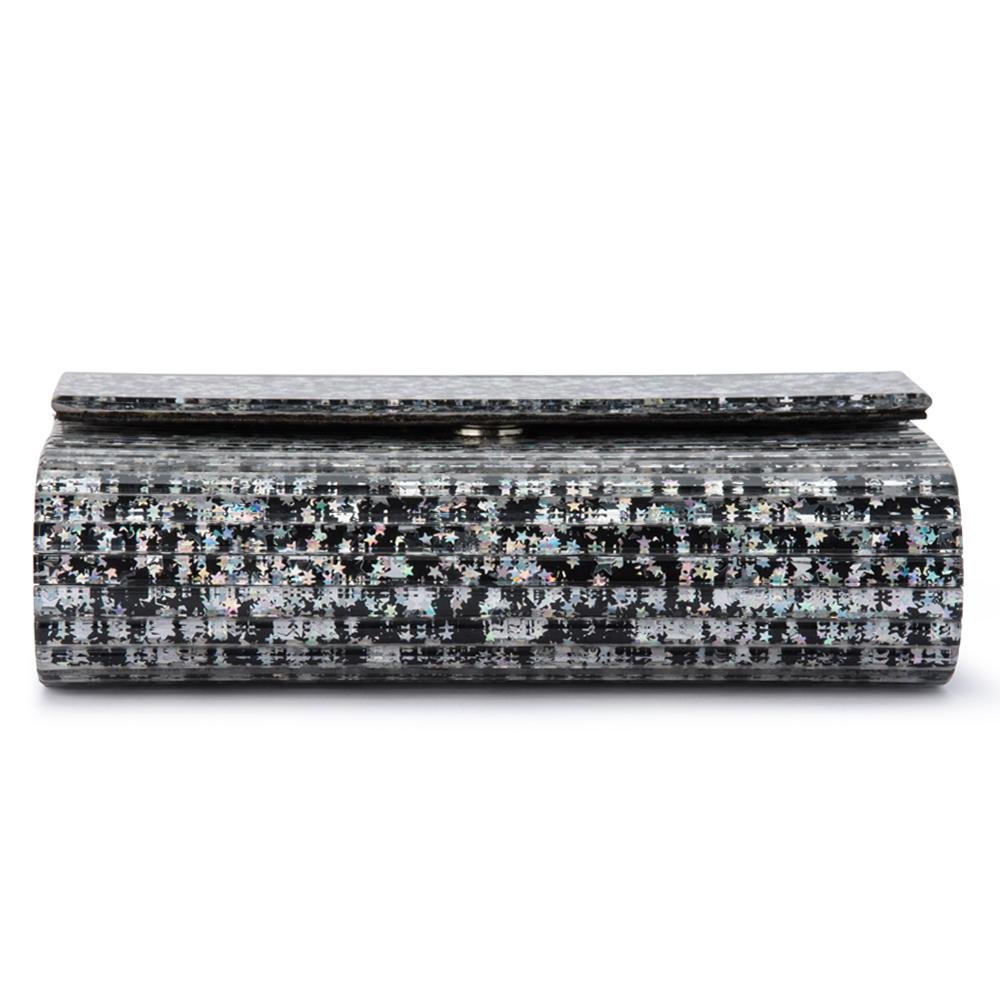 STACER Acrylic Foldover Clutch - Olga Berg